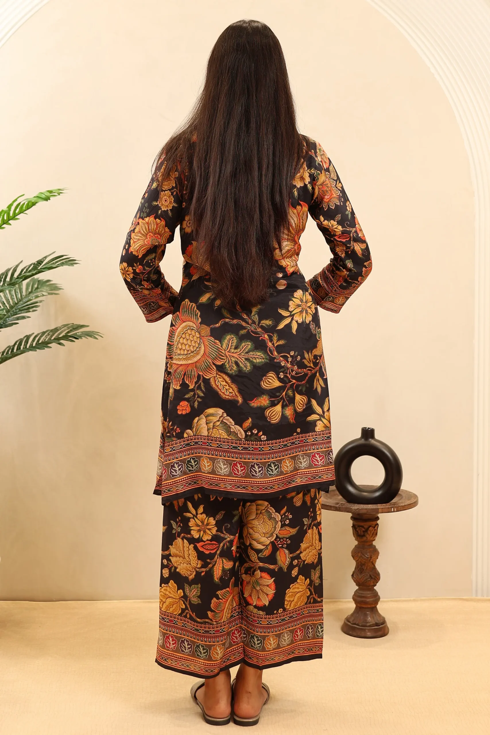 Printed Muslin Turkish Cord Set - Image 5