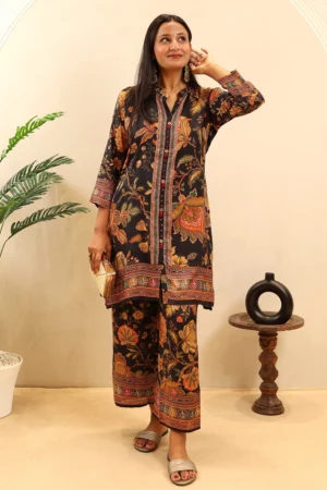 Printed Muslin Turkish Cord Set