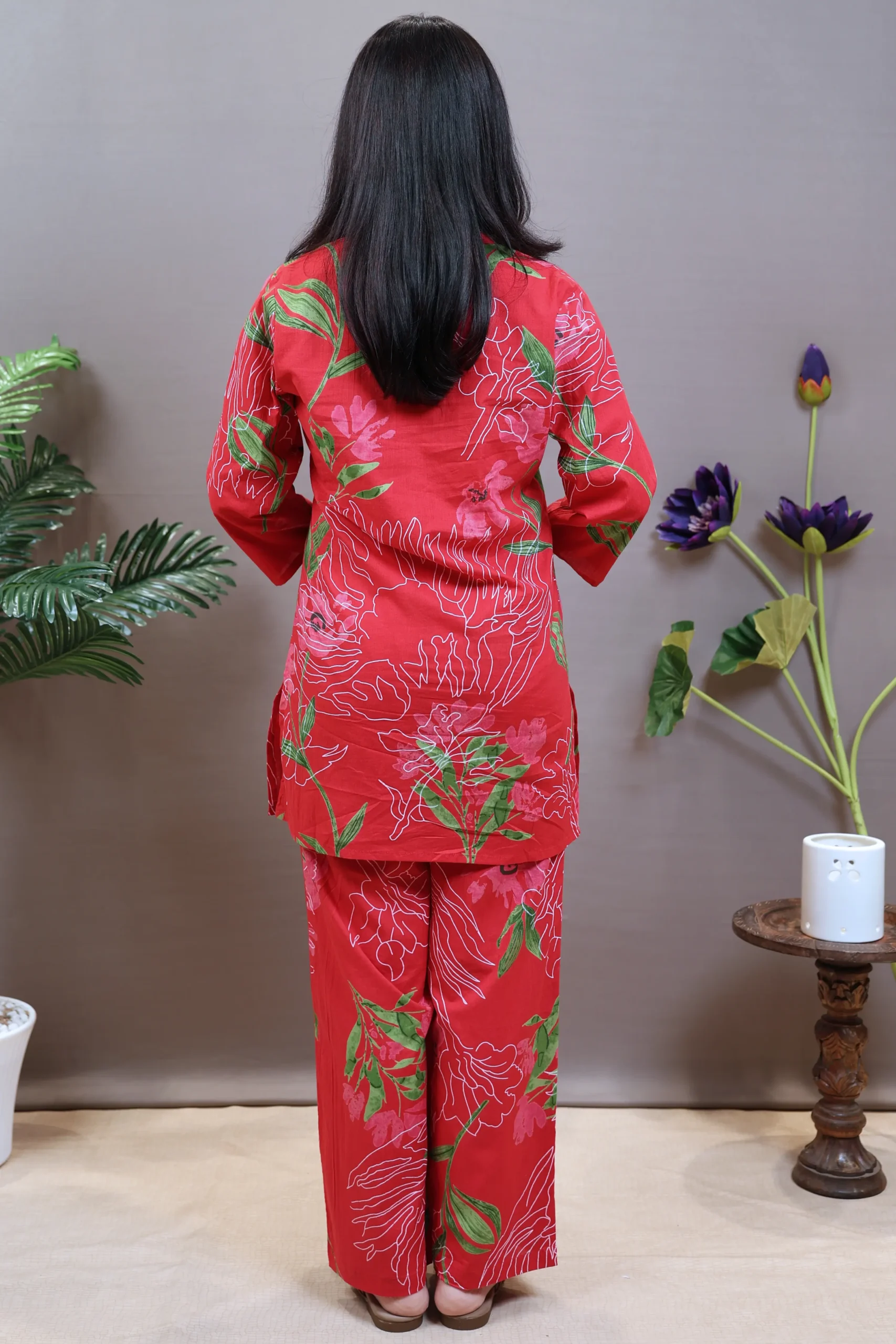 Printed Cotton Cord Set - Image 6