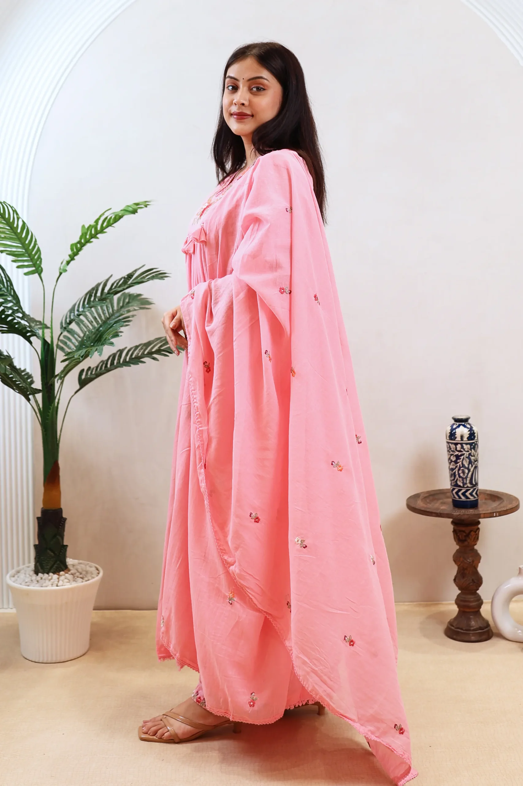 Long Anarkali with Thread Work - Image 6