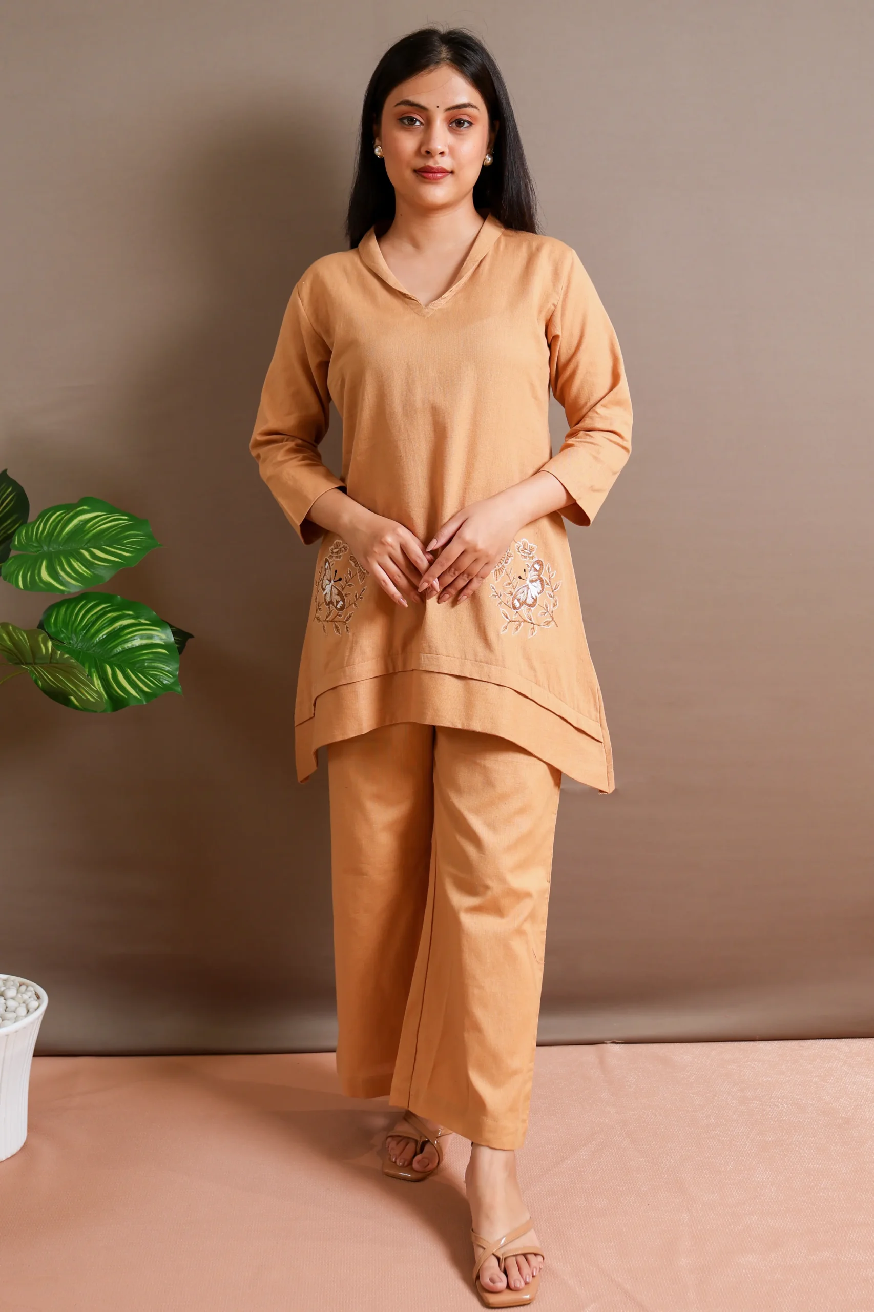 Plain Cotton Cord Set