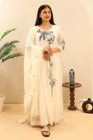 long-anaarkali-with-katdana-and-thread-work