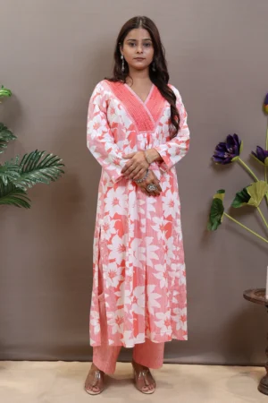 a-line-suit-v-neck-printed-with-cotton-dupatta