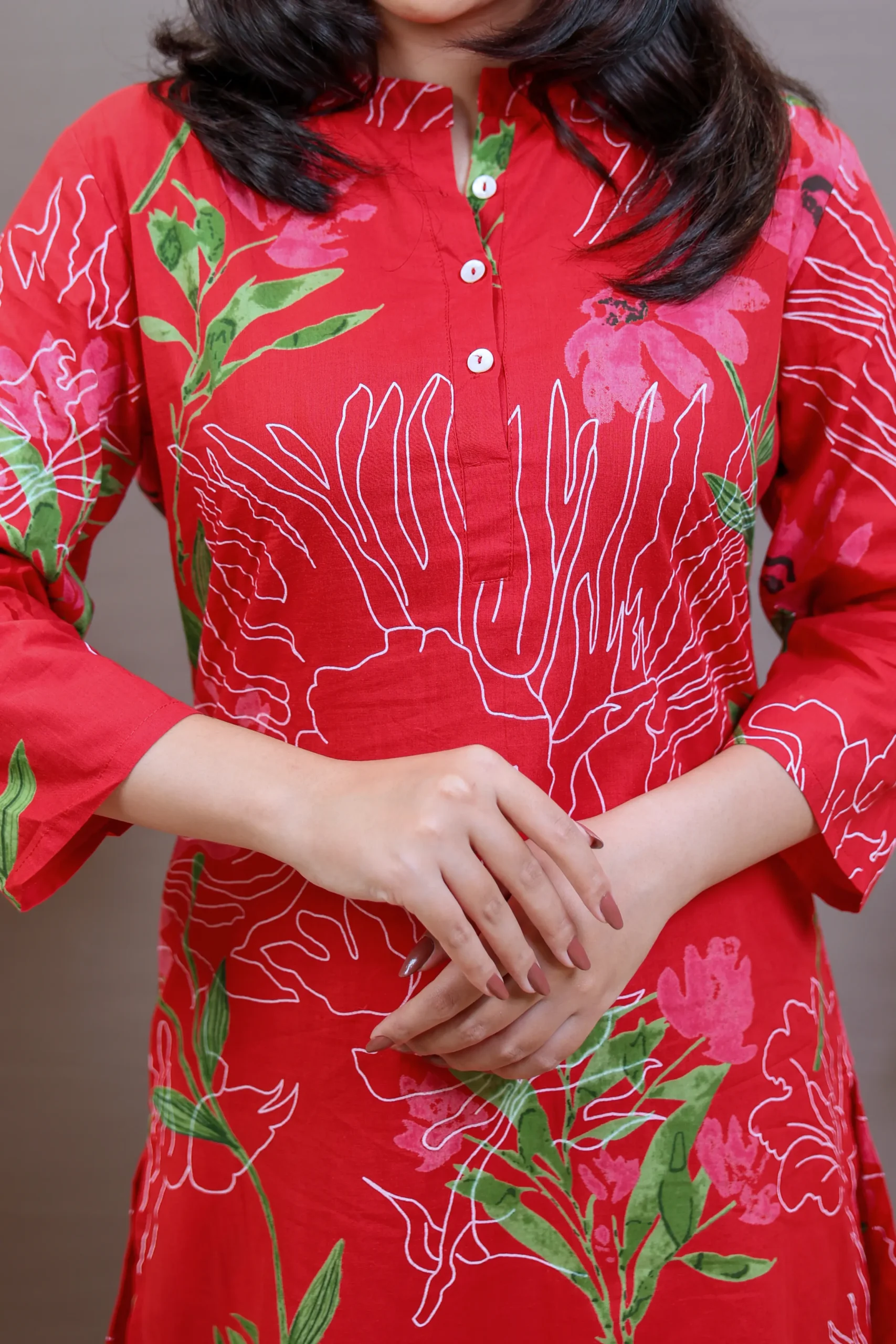 Printed Cotton Cord Set - Image 5