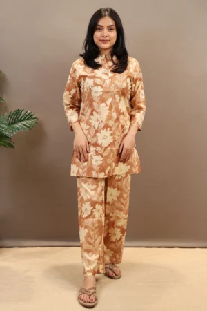 Printed Cotton Cord Set