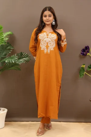Cotton Straight Suit with Cotton Dupatta