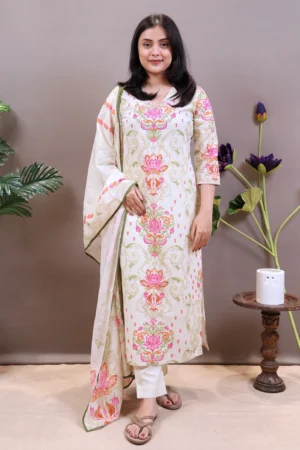 Printed Straight Suit