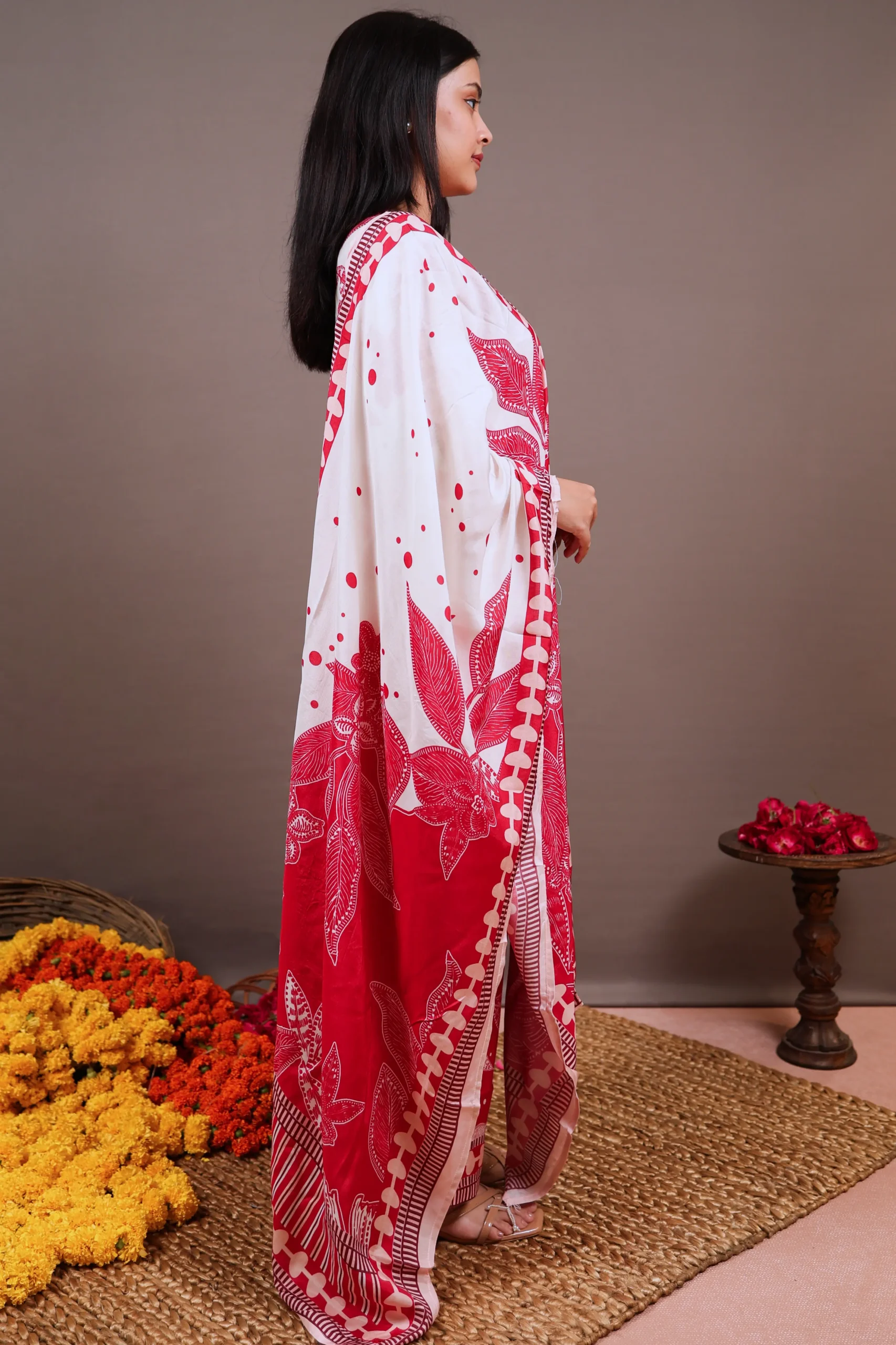 Printed Muslin Suit with Printed Dupatta - Image 4