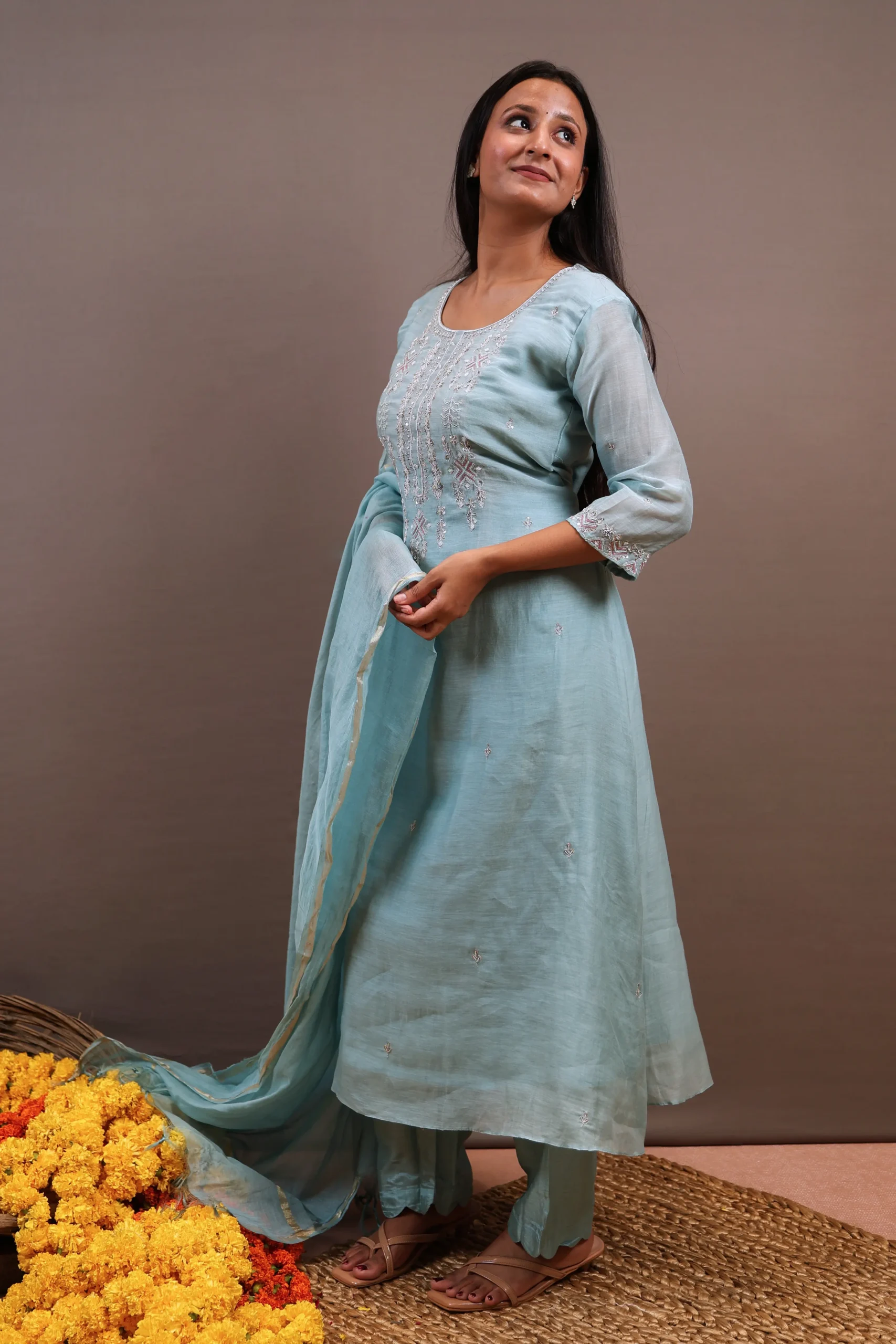 Frock Suit with Dabka Work - Image 2